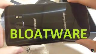 Samsung Galaxy S7 edge Verizon Preinstalled Apps - How Much Bloatware?