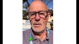Trust Chair's work experience as a porter at Cirencester Hospital