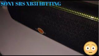 SONY SRS XB31 EXTREME HITTING | Passive BOTTOMING OUT