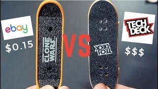 Tech Deck VS Cheap Fingerboard (sesh)