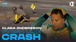 HUGE Crash Over the Finish Line  | Extreme E