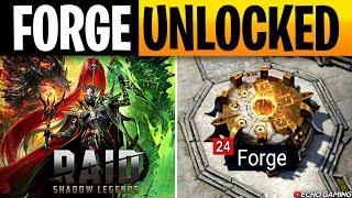 Raid Shadow Legends Unlocking the Forge