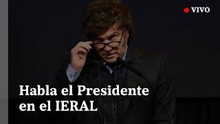 EN VIVO| Habla Javier Milei en el IERAL en Córdoba