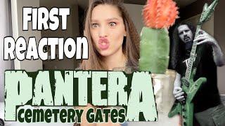 OMG REACTION to Cemetery Gates by PANTERA (EARGASM)