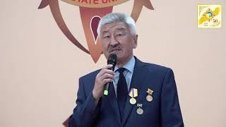 Вручение медалей, посвященных 50-летию КалмГУ им. Б. Б. Городовикова.