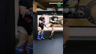 Muay Thai Training - Setting up the Back Kick with Amir Ghassemi