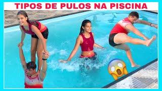 DESAFIO - TIPOS DE PULOS NA PISCINA | NICOLE DUMER