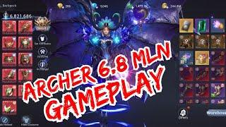 MU Origin 3 Gameplay [ Archer 6.8 mln ] Wings | Holy Shield | Demons | Companions e.t.c.