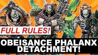 Necrons Obeisance Phalanx Detachment - What are the rules?!?