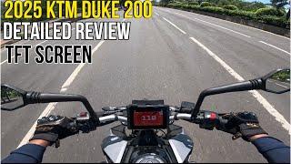 2025 NEW KTM DUKE 200 TFT SCREEN  DETAILED REVIEW #ktm ##ktmduke200 #vlog