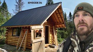 Log Cabin Build on Off-Grid Homestead |EP34|