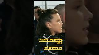 Millie Bobby Brown no Brasil- Geek city Curitiba #shorts