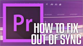 HOW TO FIX OUT OF SYNC AUDIO - NO QUICKTIME - IN ADOBE PREMIERE PRO - MP4 AUDIO GLITCH