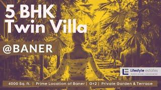 5BHK Bungalow at Baner for Sale |  4000 Sq. Ft. | Prime Location of Baner | Ready Possession Villa