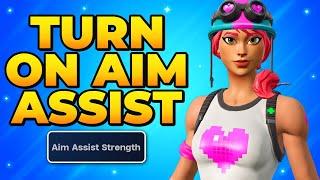 How to Turn On Aim Assist in Fortnite 2024 - Aim Assist Setting