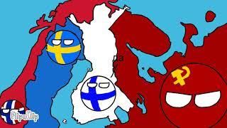 Countryballs Winter war.1939-1940 Talvisota Finland vs USSR