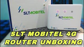 Unboxing and setup SLT MOBITEL 4G router |sri lanka