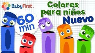 Aprender los Colores en Español para los Niños | Learn Colors in Spanish for kids | Video de 1 Hora