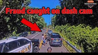 Fraud caught on dash cam | Road rage | Brake check | Cut off | Jackknifed truck