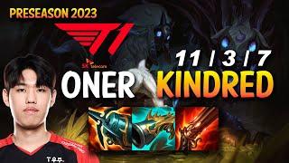 T1 Oner KINDRED vs LEE SIN Jungle - KR Ranked