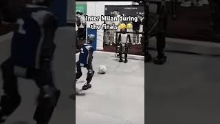 Inter Milan during the finals vs PSG #funny #comedyfilms #soccer