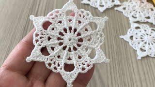 THIS MOTIF IS A GREAT SNOWFLAKE Crochet Runner and Blouse Model for Christmas