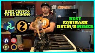 The BEST ZenCash / Zcash Equihash Miner DSTM vs Bminer + What Coins I'm Mining