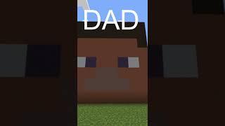 MOM + DAD = ME in Minecraft!!! #shorts #minecraftshorts #mom #dad #me