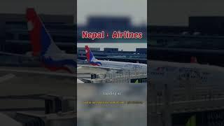 Nepal Airlines landing at Narita Intl Airport Tokyo  #NRT #NepalAirlines #Tokyo #Narita #Japan