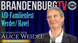 2024-09-12 Alice Weidel - Wahlkampf-Rede in Werder für Marlon Deter