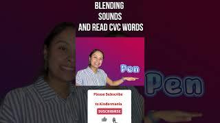Blending Sounds and read CVC words. #shorts