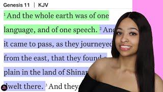 GENESIS 11  Bible Reads With Ms. Danreael 
