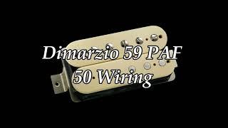 Dimarzio 59 PAF Bridge vs Gibson Burstbucker 2 Bridge | 50's wiring