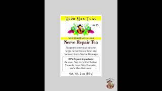 NERVE REPAIR TEA with Lions Mane Mushrooms
