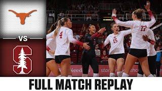 Texas vs. Stanford Full Match Replay | 2024 ACC Volleyball