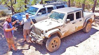 Toyota Owner Drives My JEEP GLADIATOR Offroad - Honest First Impressions