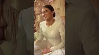 The moment Chassidic ￼bride and groom see each other after seven days of separation