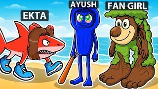 AYUSH & EKTA MORPH To Every ITALIAN BRAINROT in ROBLOX 