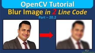 Blur Image in Just 2 Minutes using OpenCV Python | OpenCV Tutorial in Hindi | Computer Vision