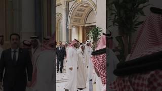 الشيخ مشعل الاحمد الجابر الصباح الكويت الحبيبه   في استقبال الامير  محمد بن سلمان ️