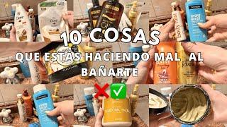 10 COSAS que estás haciendo MAL de tu rutina | tips para mejorarla ahorrando producto 