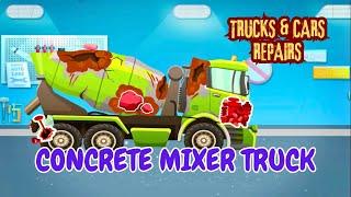 How to Repair & Assemble a Concrete Mixer Truck | Puzzle Vehicles for Kids | Construction Fun