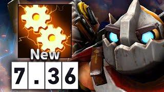 Самый веселый саппорт в патче 7.36! Клокверк футболист - Clockwerk 7.36 DOTA 2