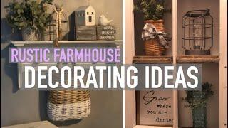 Rustic Farmhouse Decorating Ideas 2020