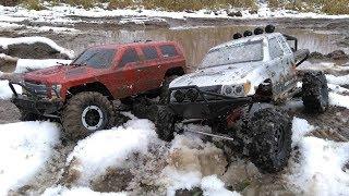 Сравнительный тест-драйв Redcat Everest Gen7 и Remo Hobby Trial Rigs Truck в гряземесе