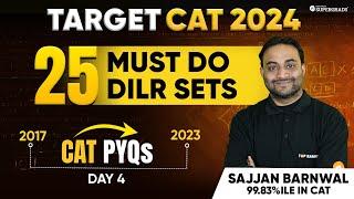 CAT DILR PYQs | CAT Previous Year DILR With Solution | CAT 2017-23 Paper Solution | Day 4