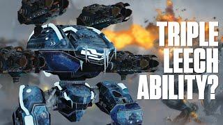 Triple Leech Ability? War Robots Leech Porthos Gameplay