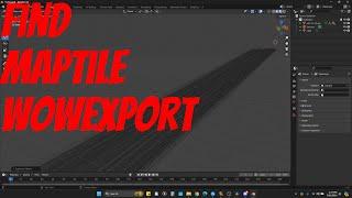 how to find the wowexport map tile in Blender. wow model viewer wow export tutorial