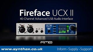 RME Fireface UCX II: First Look at RME's 40-Channel Advanced USB Audio Interface