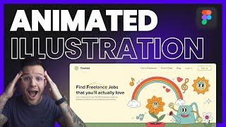 Animated Illustration in Figma | Interactive Components